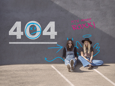 MTV Mobile 404 Page 404 404 page girls grafitti street art web design webpage website