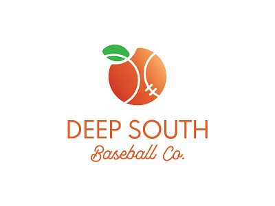 90 Min Logo Wave Logo 90 minutes baseball creative south deep south georgia georgia peach logo logo wave peach