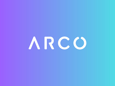 Arco 1 branding design gradient gradient color it it security letterforms lettering logo logodesign logotype tech tech logo technology typemark typography vector