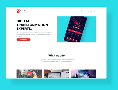 Agency website design branding design minimal ui web website