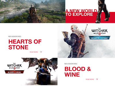 The witcher homepage design 2