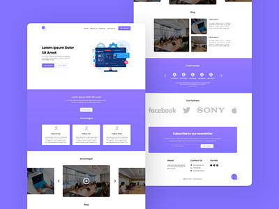 Business Landing Page landing page landing page design landing page ui landingpage uidesign uxdesign webdesign website design