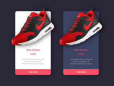 Nike AirMax app branding design ios nike air max sneakers ui uidesign ux uxdesign