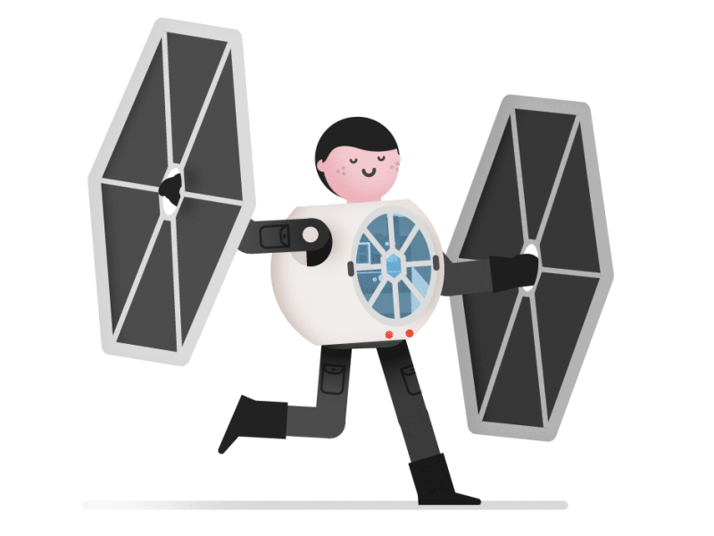 tie fighter designs themes templates and downloadable graphic elements on dribbble