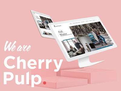 Cherry Pulp - Web Agency branding debut design design system figma flat minimal ui ux web website