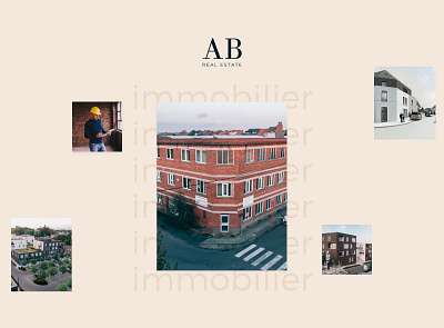 AB Real Estate Website build buildings colors design figma immobilier logo moodboard realestate ui ux website
