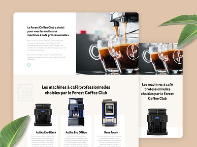 Forest Coffee club - Website