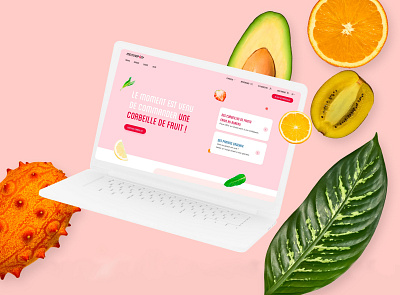 🍒🥝🍉 E-shop Fruit at Work b2b b2c basket branding business categories colors cta figma filters fruit gift navigation personalization snack sustainable ui website work