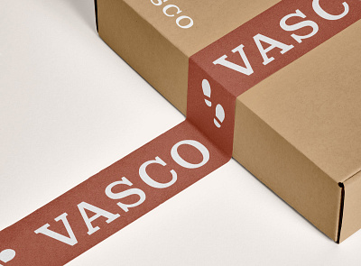 Vasco packaging branding logo packaging tape