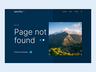 Seewhy 🔵  ⚫️  Page not found