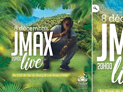 Jmax Flyer art culture dj festival flyer live mix mix night music night tropical west indies