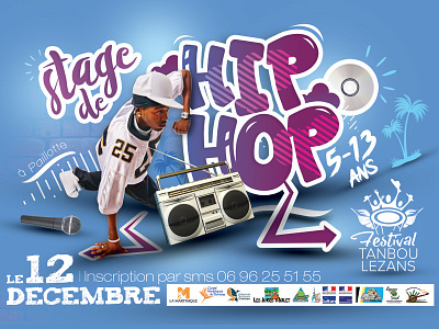 Stage Hip Hop art break dance caribbean children culture flyer hip hop music west indies youngsters