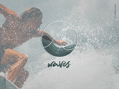 WAVES 1/4 adobeillustrator branding illustration logo vector