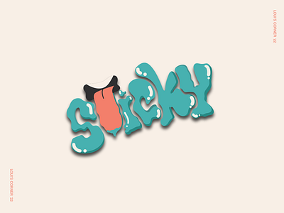 STICKY (1/4) adobeillustrator branding design digital illustration illustration logo vector
