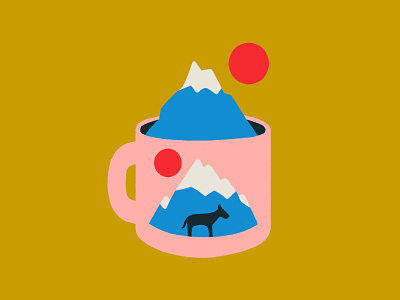 Mountain Mug cute imagination mountain mug stay at home