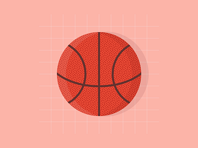 Basketball Fig. 01 basketball bball orange pink