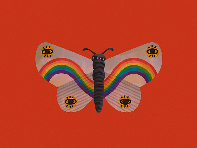 Rainbow Butterfly butterfly lgbtq pride
