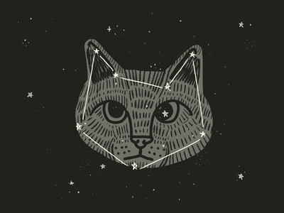 INKTOBER 25 - CONSTELLATION cat constellation inktober
