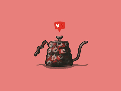 INKTOBER 29 - KETTLE inktober kettle