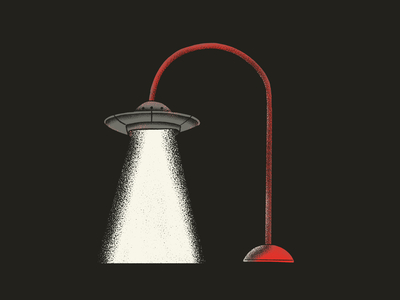 INKTOBER 30 - LIGHT inktober lamp light ufo
