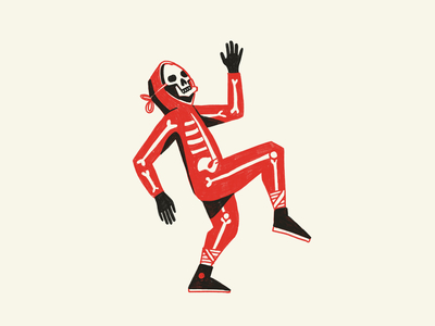 INKTOBER 31 - SKELETON dance halloween inktober skeleton