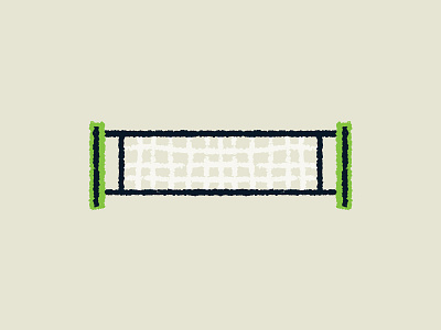 Tennis - Net green net sports tennis
