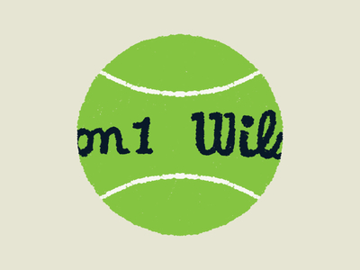 Tennis - Ball ball green sports tennis tennis ball wilson