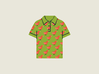 10 INKTOBER - PATTERN birds inktober2019 pattern shirt