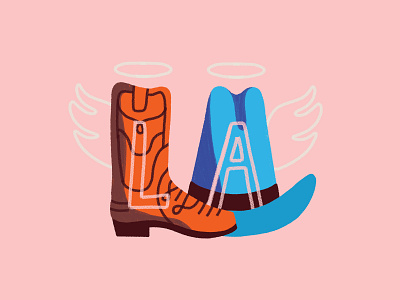 Adobe MAX adobe max angel boot cowboy hat la los angeles