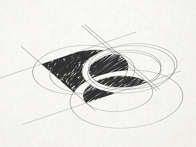 Reali - Initial sketch for the Colorful Logo atom systems atomgroups branding business design illustration logo logo design sketch ui vector