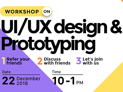 UIUX Design Workshop - Poster