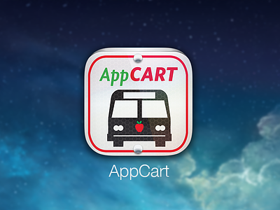 AppCART App Icon app application bus icon ios reflectivematerial sign streetsign