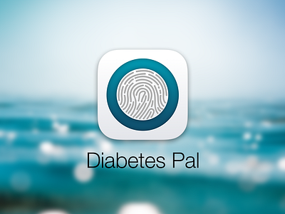 Diabetes Pal iOS App Icon app awareness blood glucose blood sugar coach diabetes icon ios log pal type 1 type 2