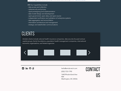 Amida Website about contact data header links nav navigation open source press products solutions website