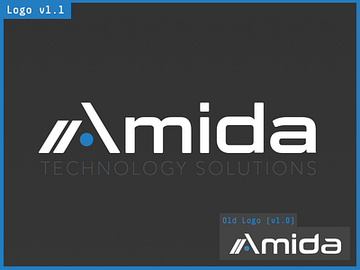 Amida Logo Refresh amida logo redesign refresh typography wordmark
