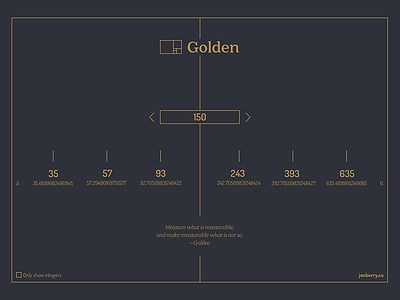 Golden design tool gold golden ratio grey site web website