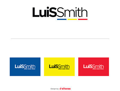 Luis Smith Logo brand branding design designbrand fashion fashion brands illustration logo logo inspiration monogram ui ux vector