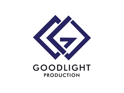 Goodlight Production brand design graphic icon illustration logo typography vector