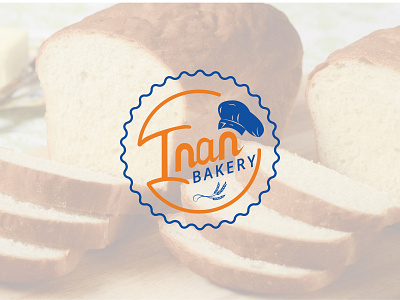 Inan Bakery brand branding design graphic icon illustration logo typography vector