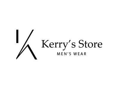 Kerry's store fashion layout logo monogram vector