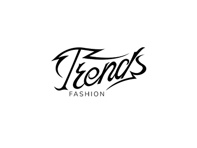 Trends Fashion logo design fashion graphics illustrator logo monogram typography vector