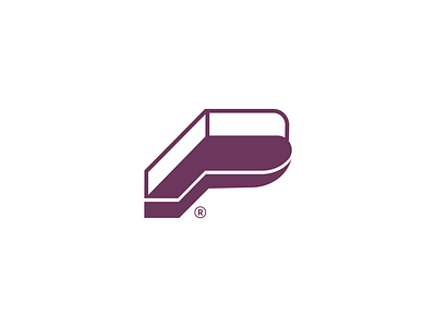 P + Sofa logo adobe branding business furniture graphic design grid logo logo design logo identity logodaily logomaker monogram vector