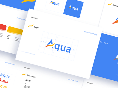 Aqua Brand Book brand brand identity branding branding design design logo logo design logodesign logotype logotypedesign