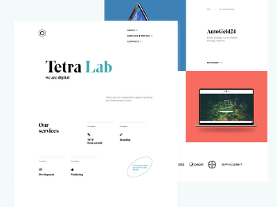 Minimalistic website branding creative design layout marketing minimal minimalist simple style ui ux web webdesign