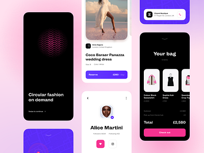 Fashion Marketplace app design fashion marketplace platform