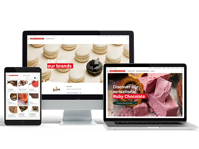 Barry Callebaut - International corporate website design development drupal front end responsive sketch ui ux ux ui web website
