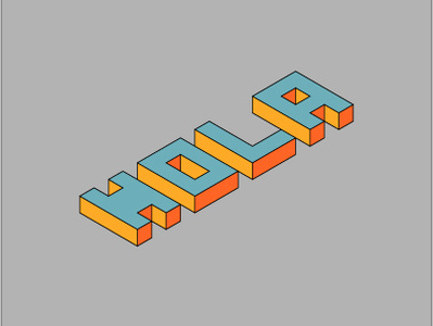 HOLA geometric logo