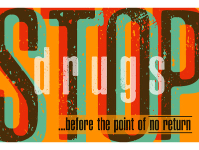 Stop drugs art brand branding design flat identity illustration illustrator logo vector web
