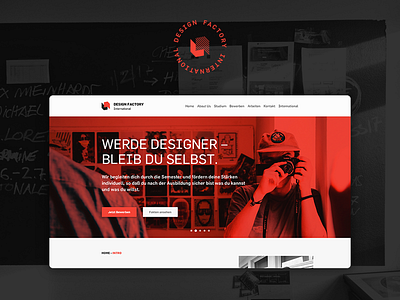DFI Website Relaunch design design factory duplex education ui ux website