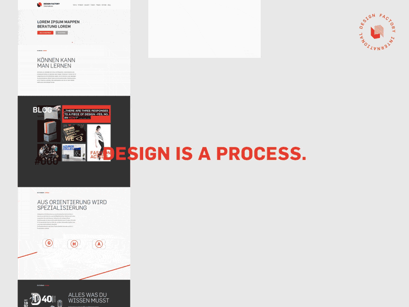 Dfi Website Progress animation design process progress school ui ux webdesign website